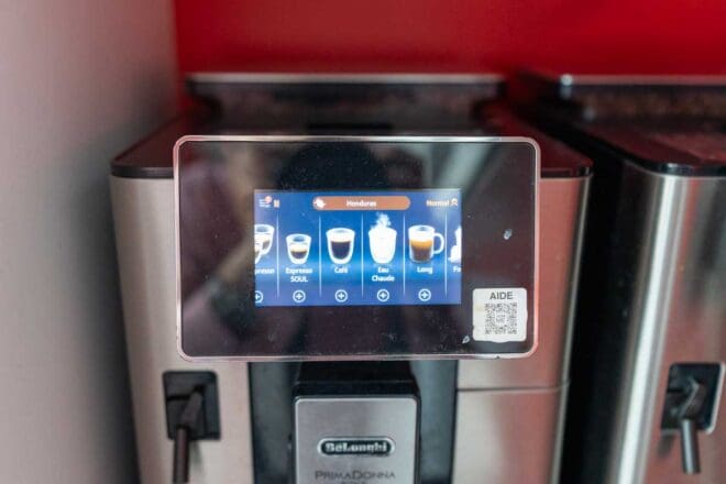 écran machine à café De'Longhi PrimaDona Soul