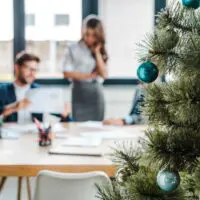 decoration noel au bureau