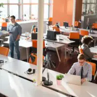 bureaux en open space