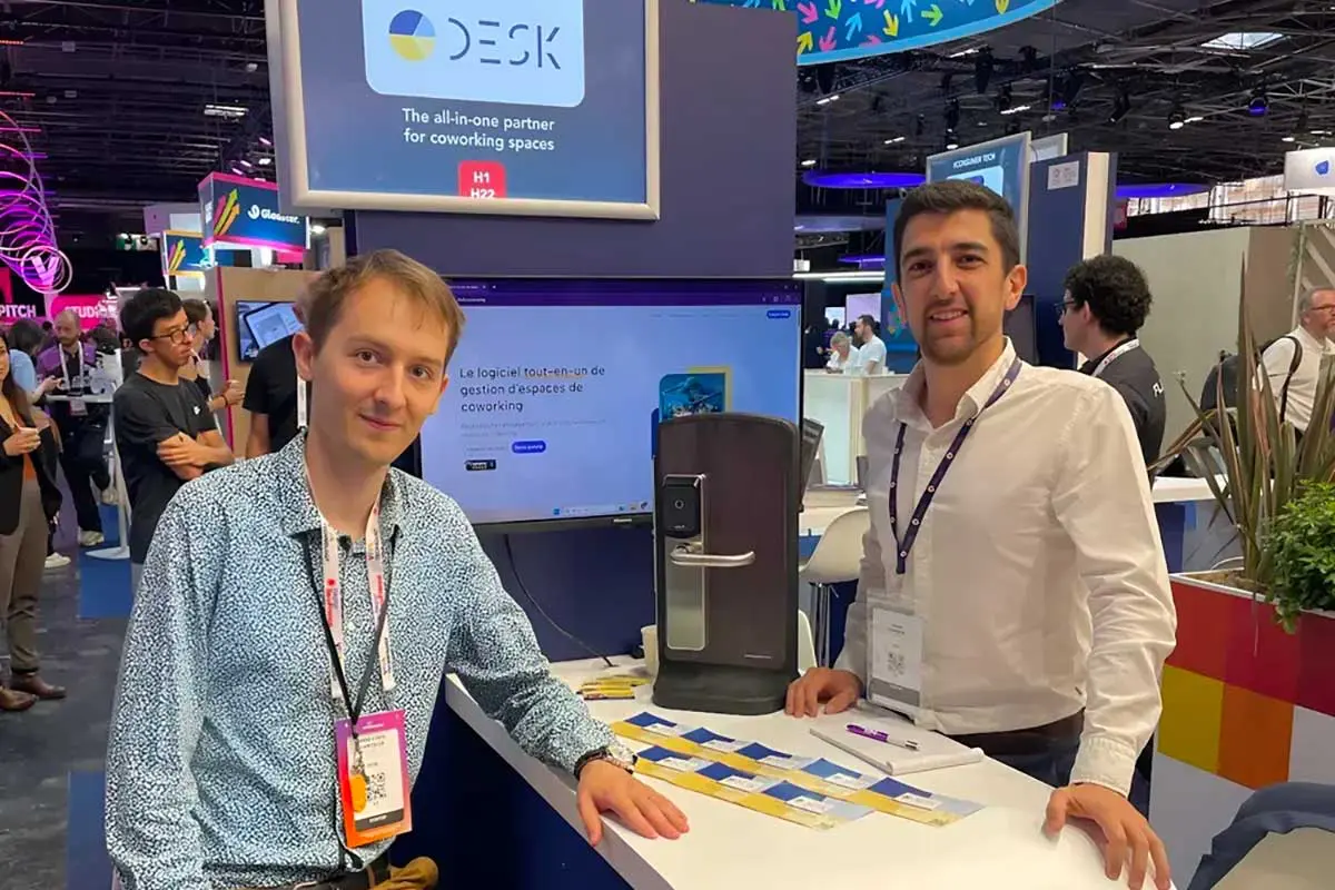 Pierre-Louis Schnitzler et Julian Domercq à Vivatech