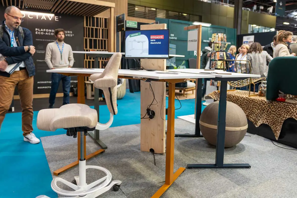 Bureau assis-debout Eliott de Makiba