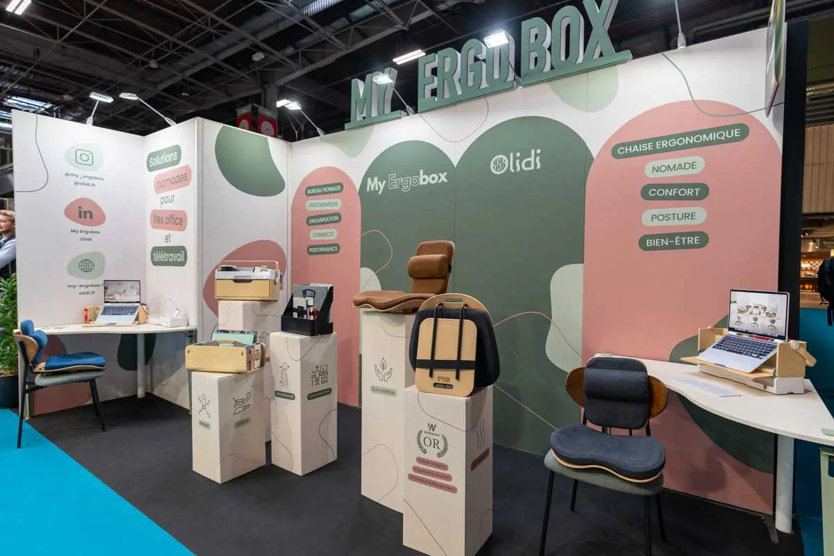 Stand My ErgoBox et Olidi à Workspace Expo 2026