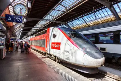 TGV Lyria en gare de Zurich